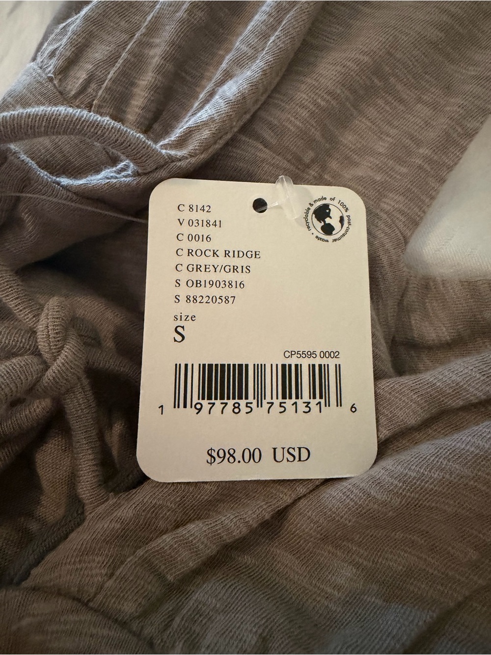 Free People Beach women’s Sleeveless V-Neck Maxi Dress in Taupe color - Picture 5 of 6